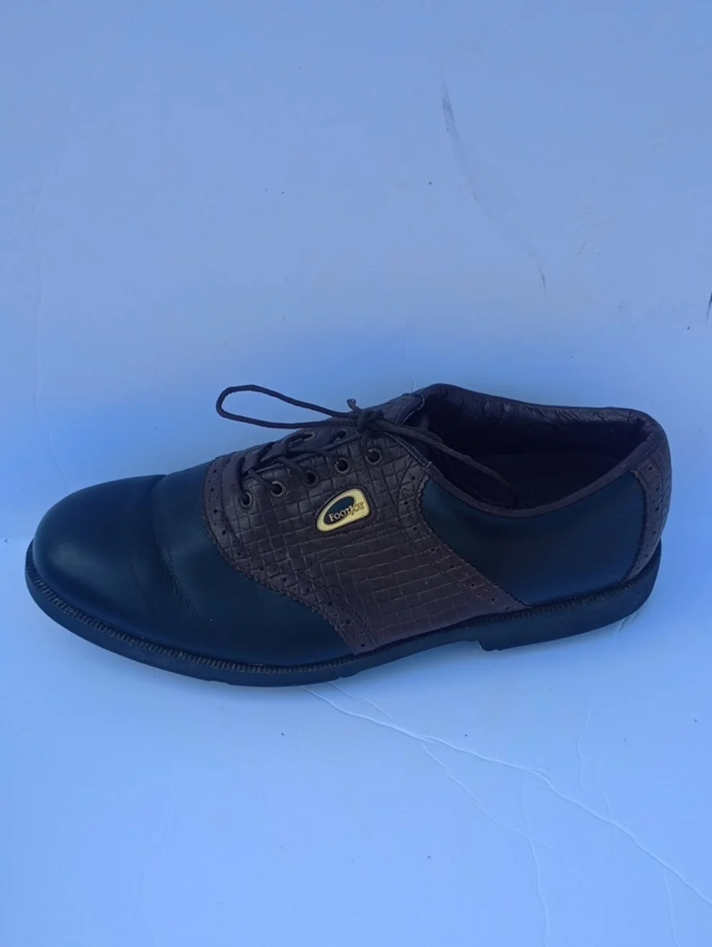 Men's Footjoy Sierra Treks Comfort Lace Up Leather Golf Shoes Size 10 M #58833